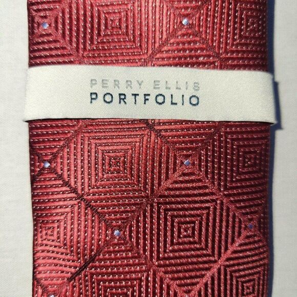 Men's Perry Ellis Designer Neck Tie - Picture 3 of 5